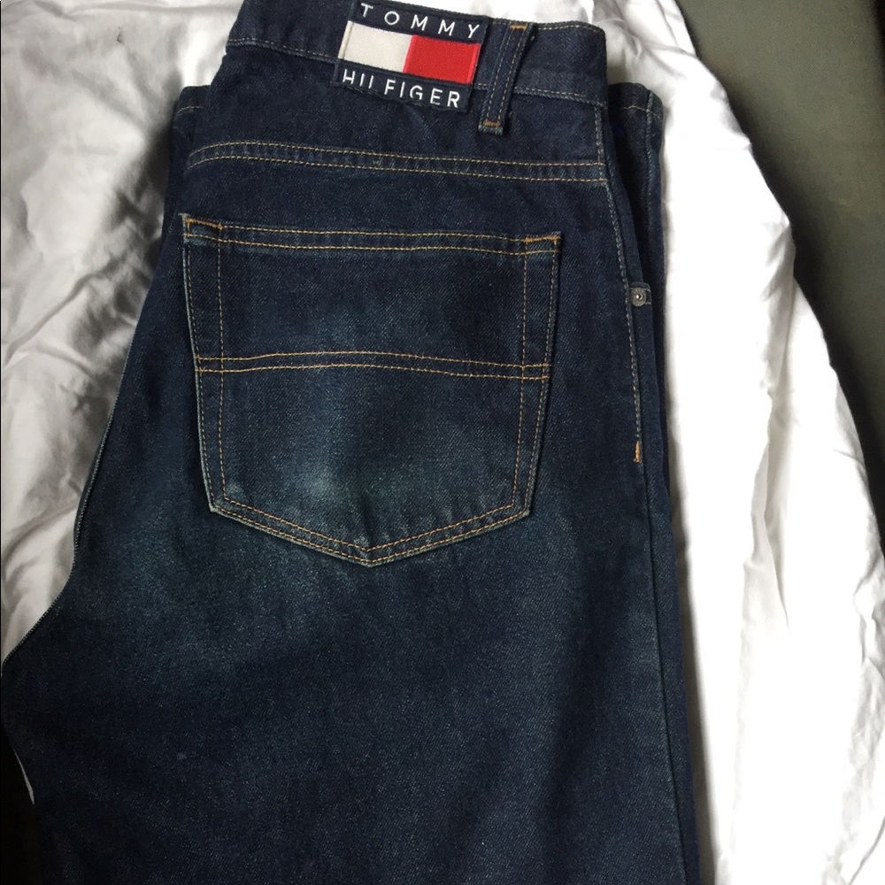Vintage 90s Tommy Hilfiger blue jeans